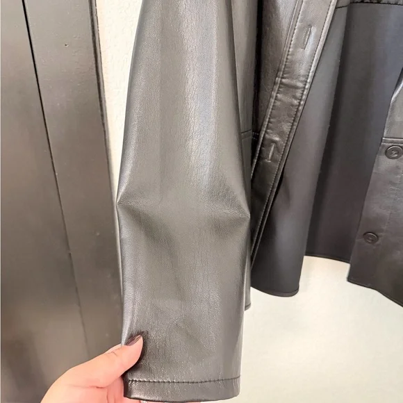 Aritzia Babaton Pelli Hip Leather Jacket - Picture 3 of 3